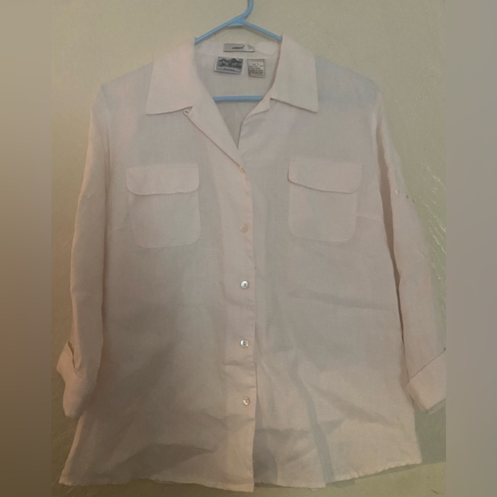 Edward Irish linen button down shirt